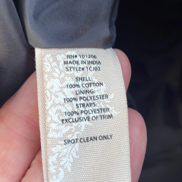 Soft Surroundings Gold Rose Carry All Large Tote - Picture 7 of 12